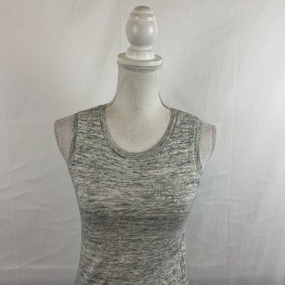 Joie Knit Maxi Dress S Gray Mottled Sleeveless - Picture 2 of 12